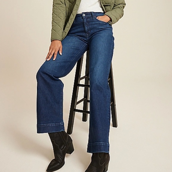 Maurices Dark High Rise Wide Leg Jean - Picture 2 of 6